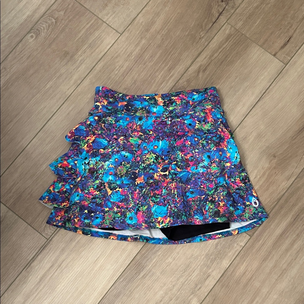 Floral Mini Skirt - Multicolor